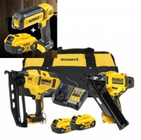 Dewalt DCK246P2 NEW 18v XR Brushless Nailer Twin Kit (DCN930/DCN660) 2 x 5.0Ah in Carry Bag £779.95